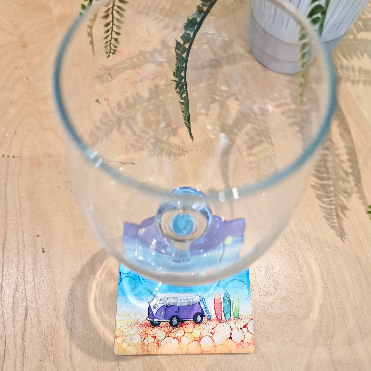 128-C Purple Campervan Coaster