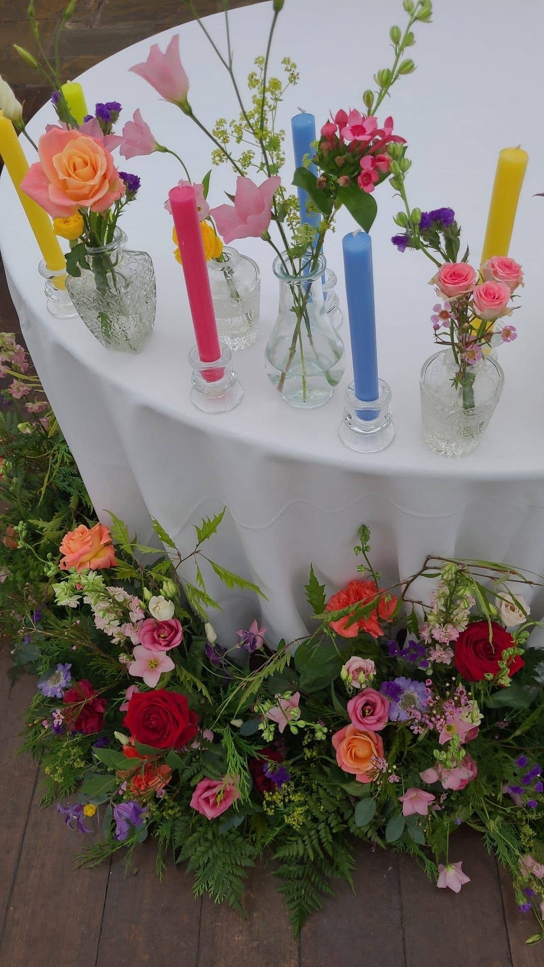 Lilac 8 inch Dinner Candles x 5