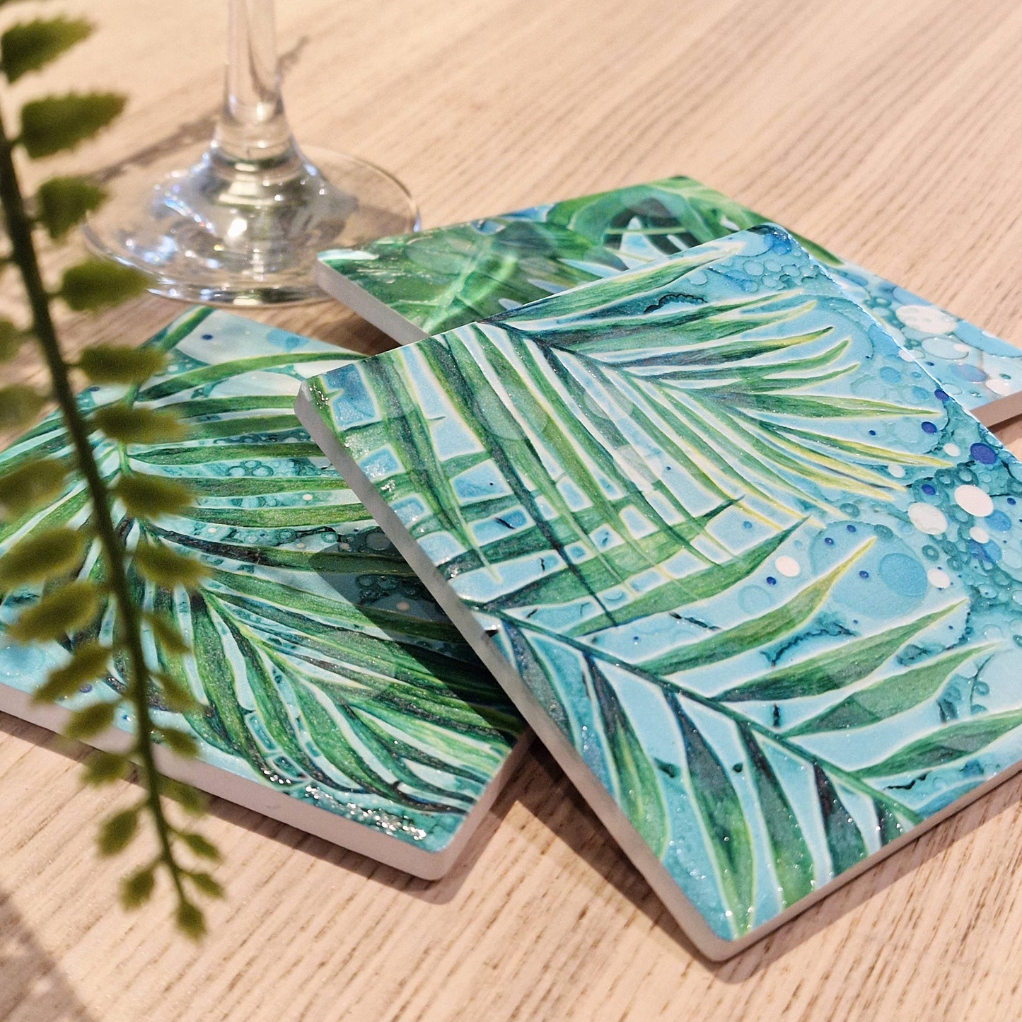 62-C Cheese plant Coaster