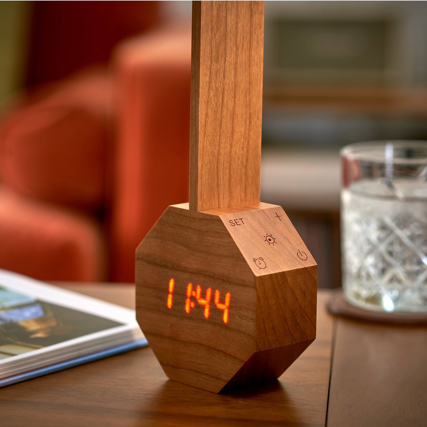 Octagon One Plus Portable Alarm Clock Desk Light