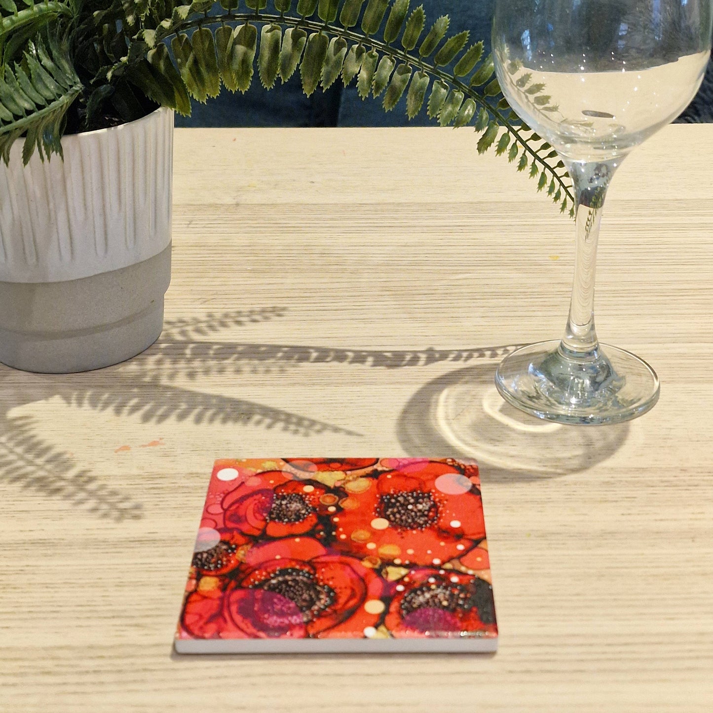 82-C Poppy Coaster
