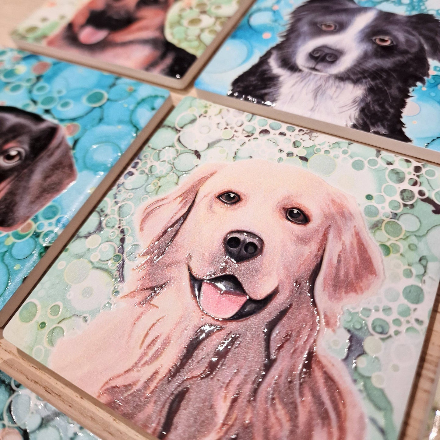 113-C Golden Retriever Dog Coaster