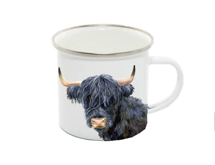 Enamel Mug, Highland Cow, Hagrid