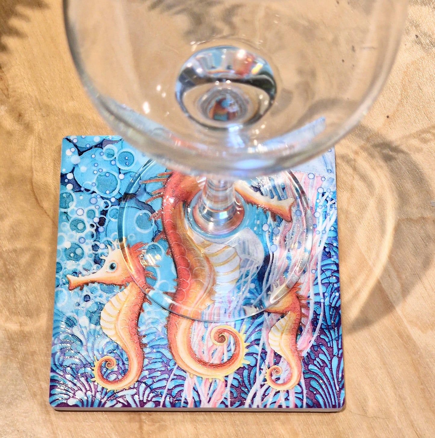 45-C Seahorse Coaster
