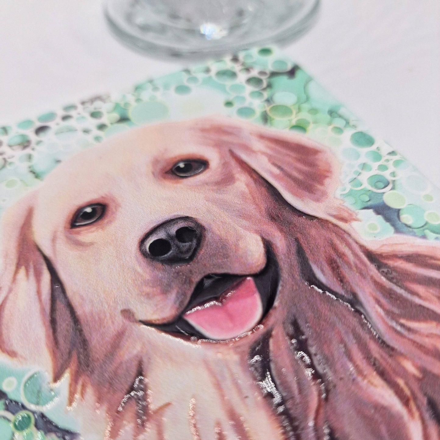 113-C Golden Retriever Dog Coaster