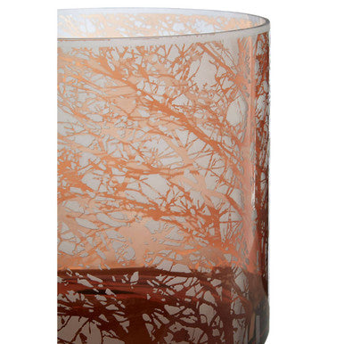 Branch Medium Glass Hurricane Candle Holder