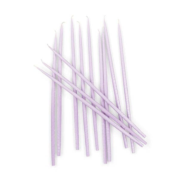 Thin Taper Candles - Verbena Mauve