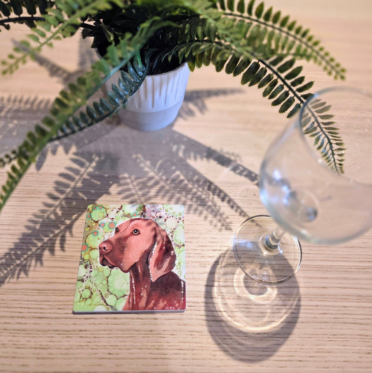 226-C Fox Red Vizsla Coaster