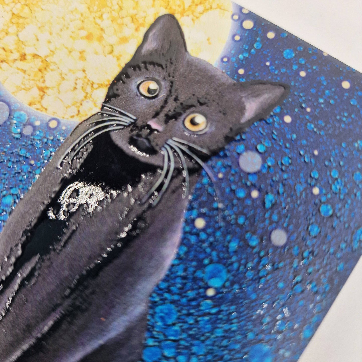 104-C  Black Cat Coaster