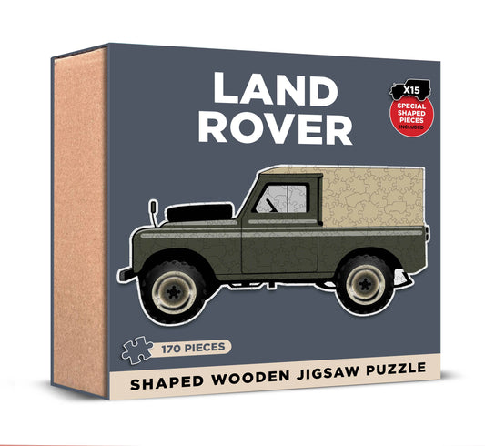 Landy 4x4 Shaped Wooden Jigsaw