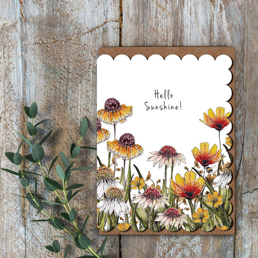 Hello Sunshine Card (Cello-Free)