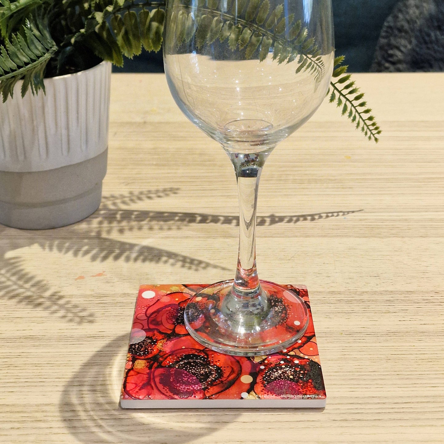 82-C Poppy Coaster