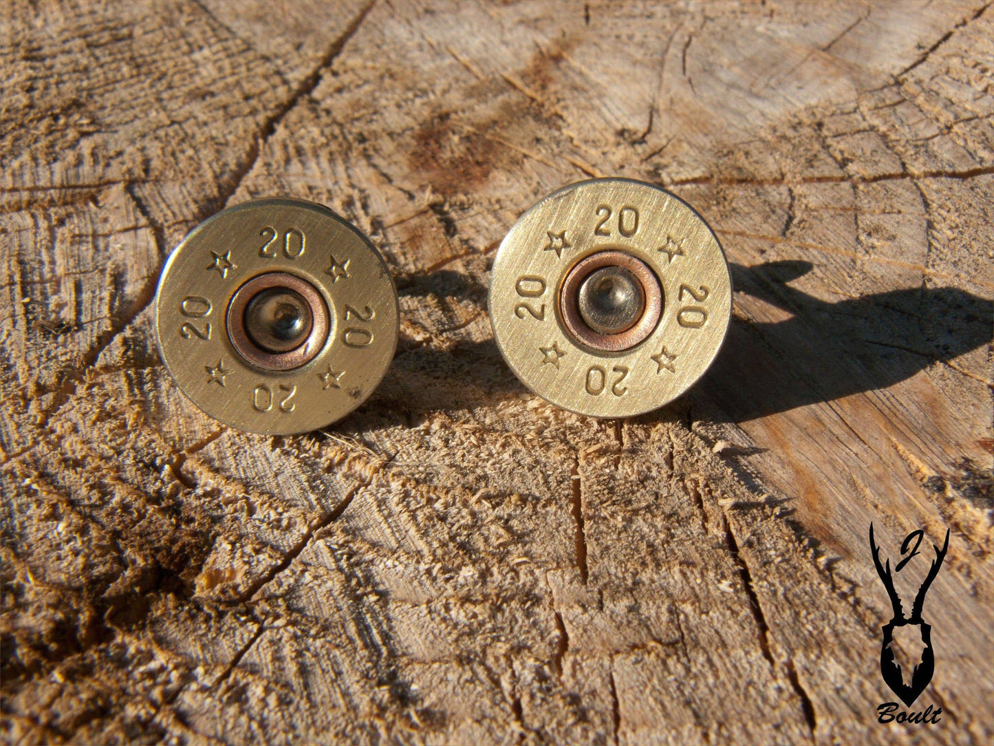 Upcycled shotgun cartridge cufflinks