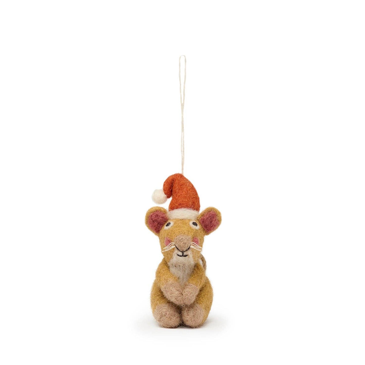 Christmas Mouse Felt Bauble