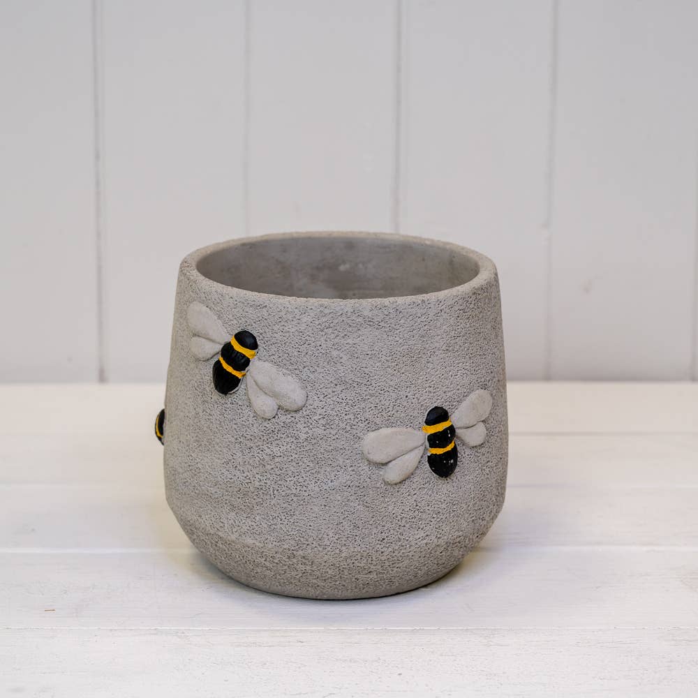 Cement Bee Planter
