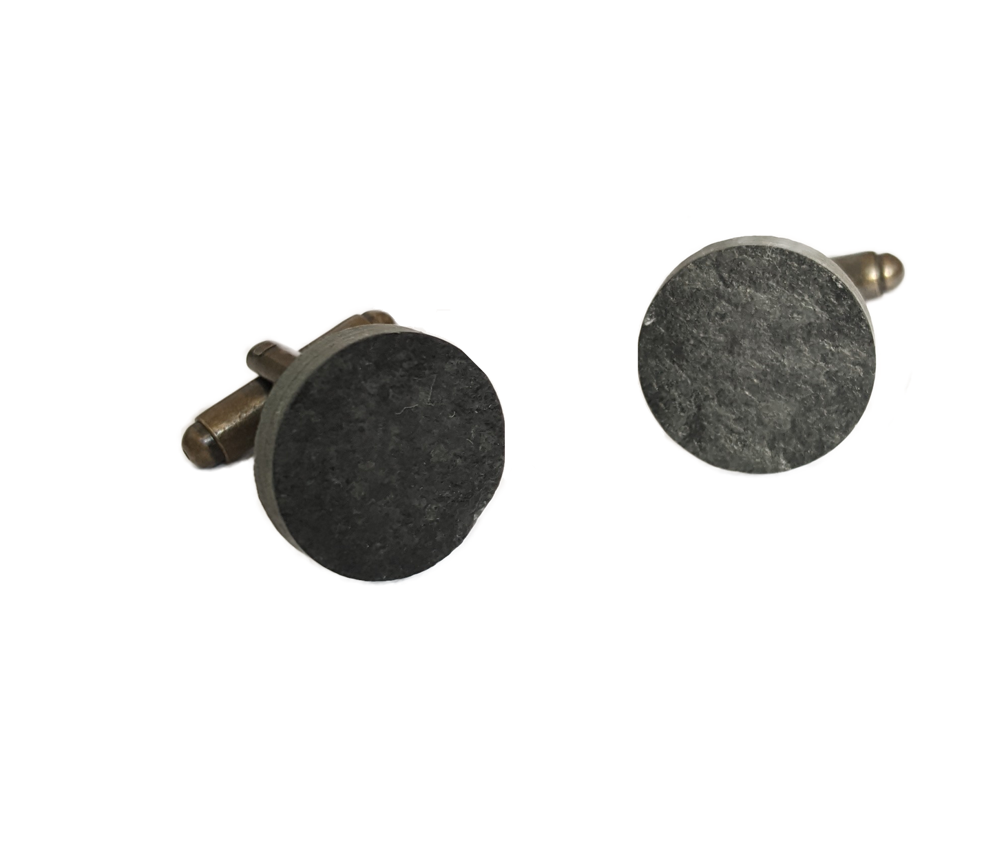 Natural slate cufflinks