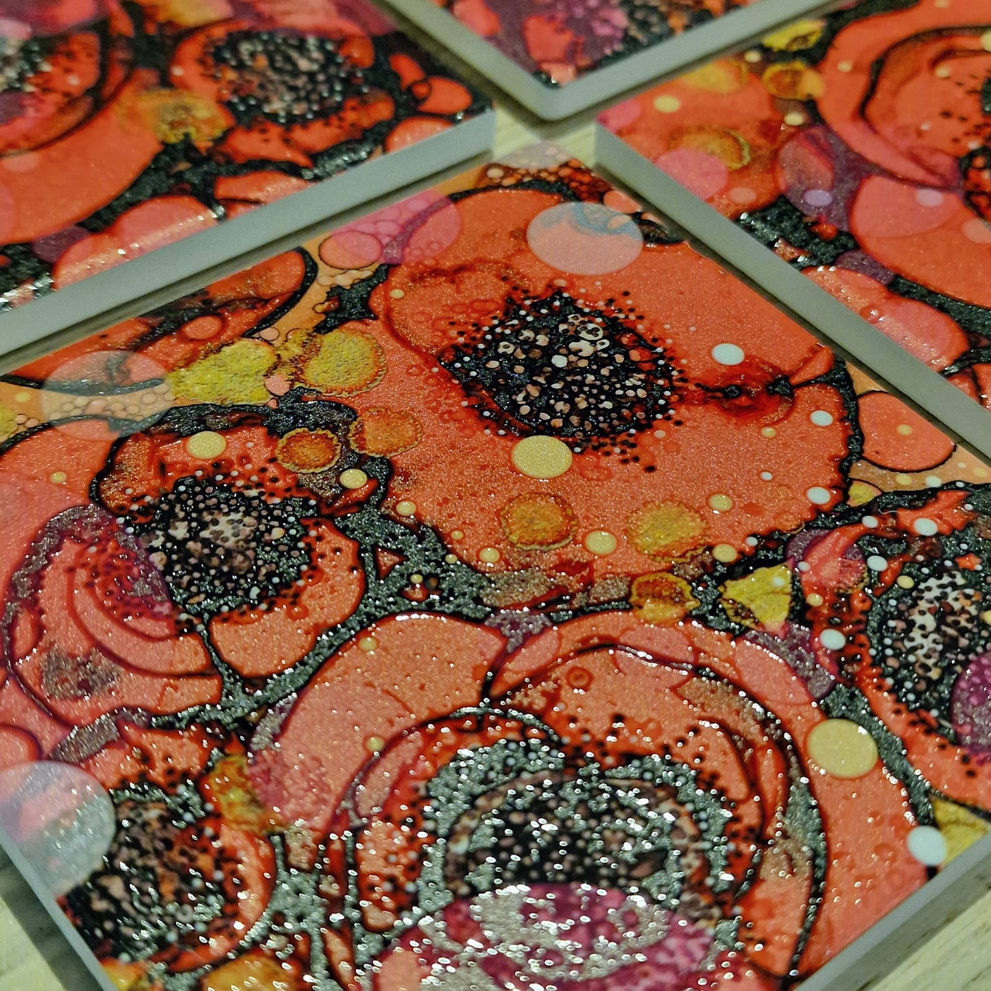 82-C Poppy Coaster