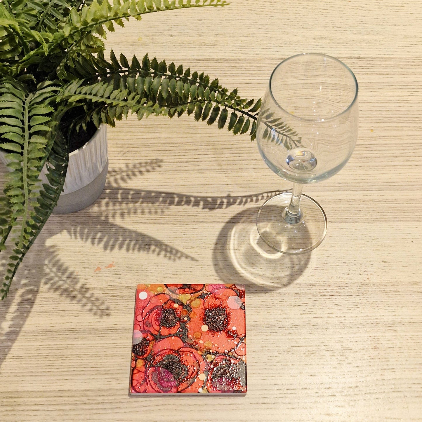 82-C Poppy Coaster
