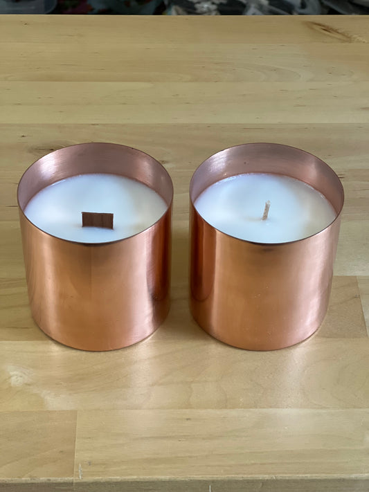 Copper Shiny Candle