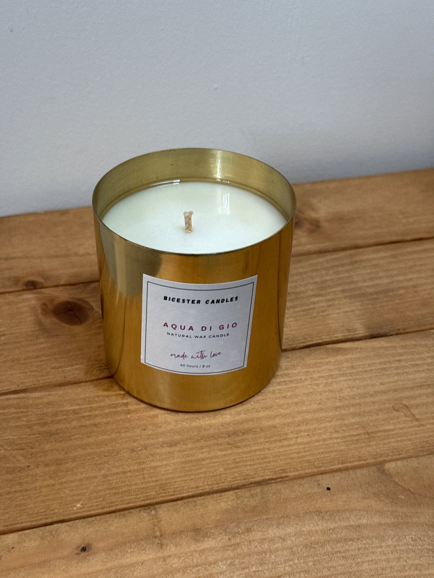 Metal Vessel Candle 30cl