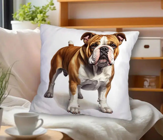British Bulldog Cushion 45 x 45