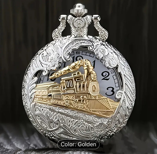 Train Pocket Watch