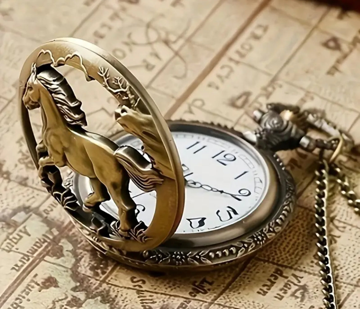Horse Pocket Watch