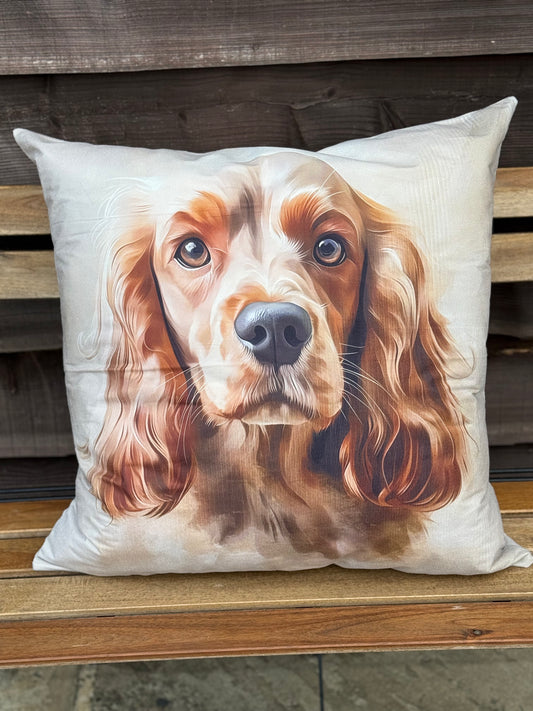 Cocker Cushion 60 x 60