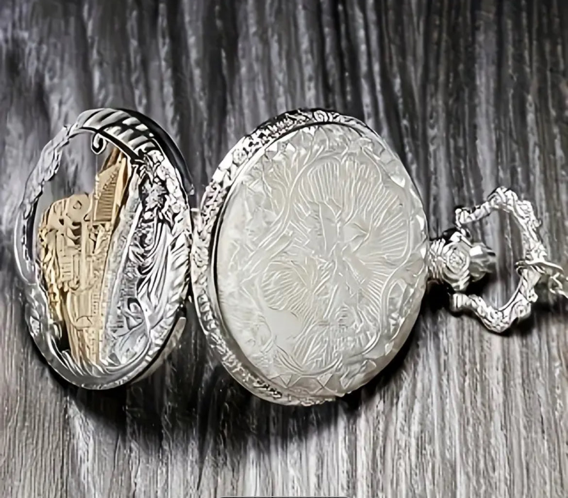 Train Pocket Watch