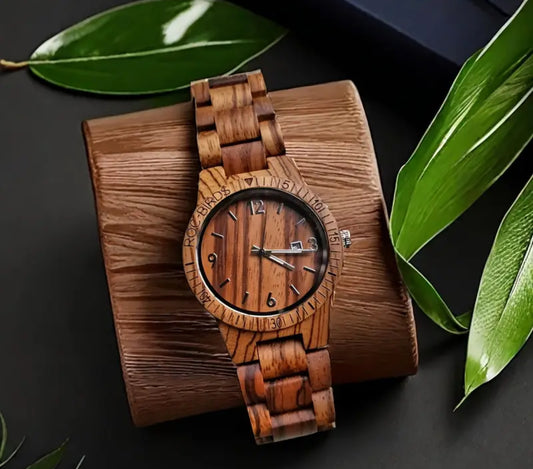 Mens Wooden Wrist Watch