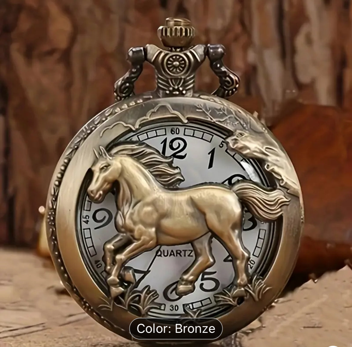 Horse Pocket Watch