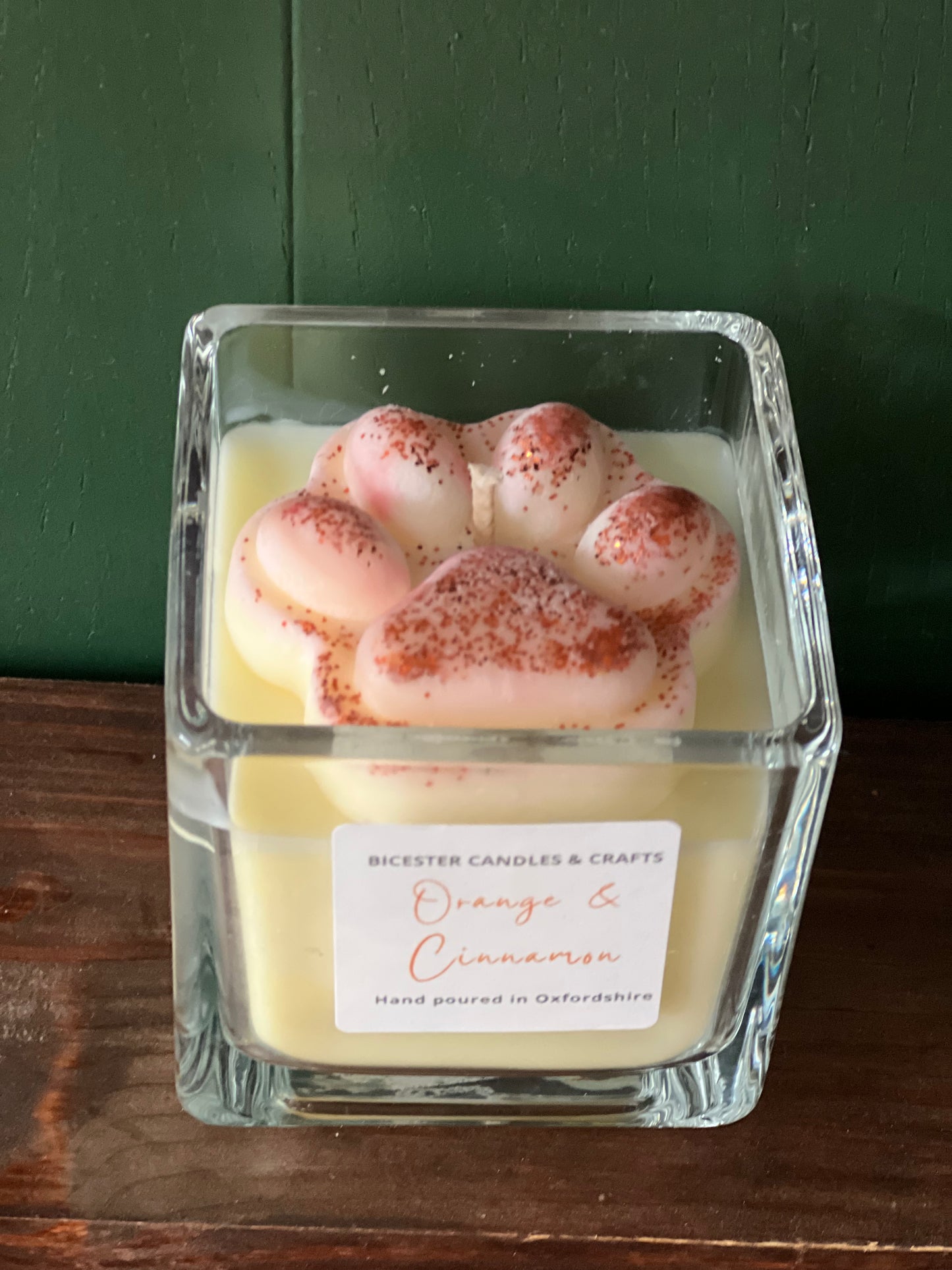 Dog Paw Candle