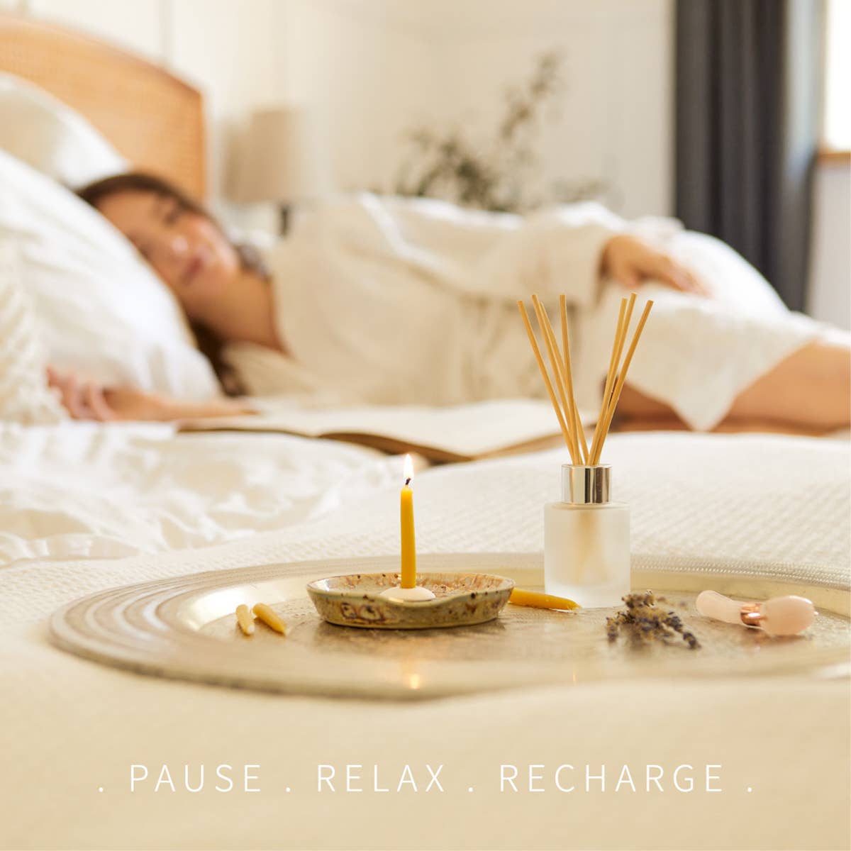 Twenty Minute Candles with Affirmation Cards