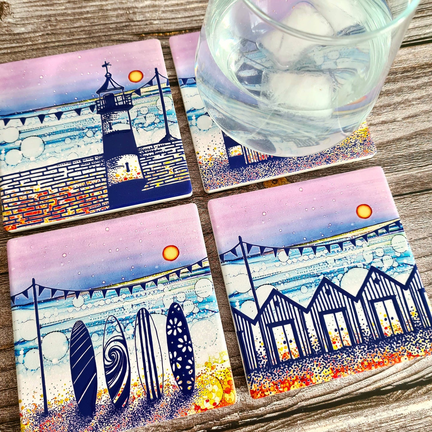 130-C Lighthouse (CR) Coaster