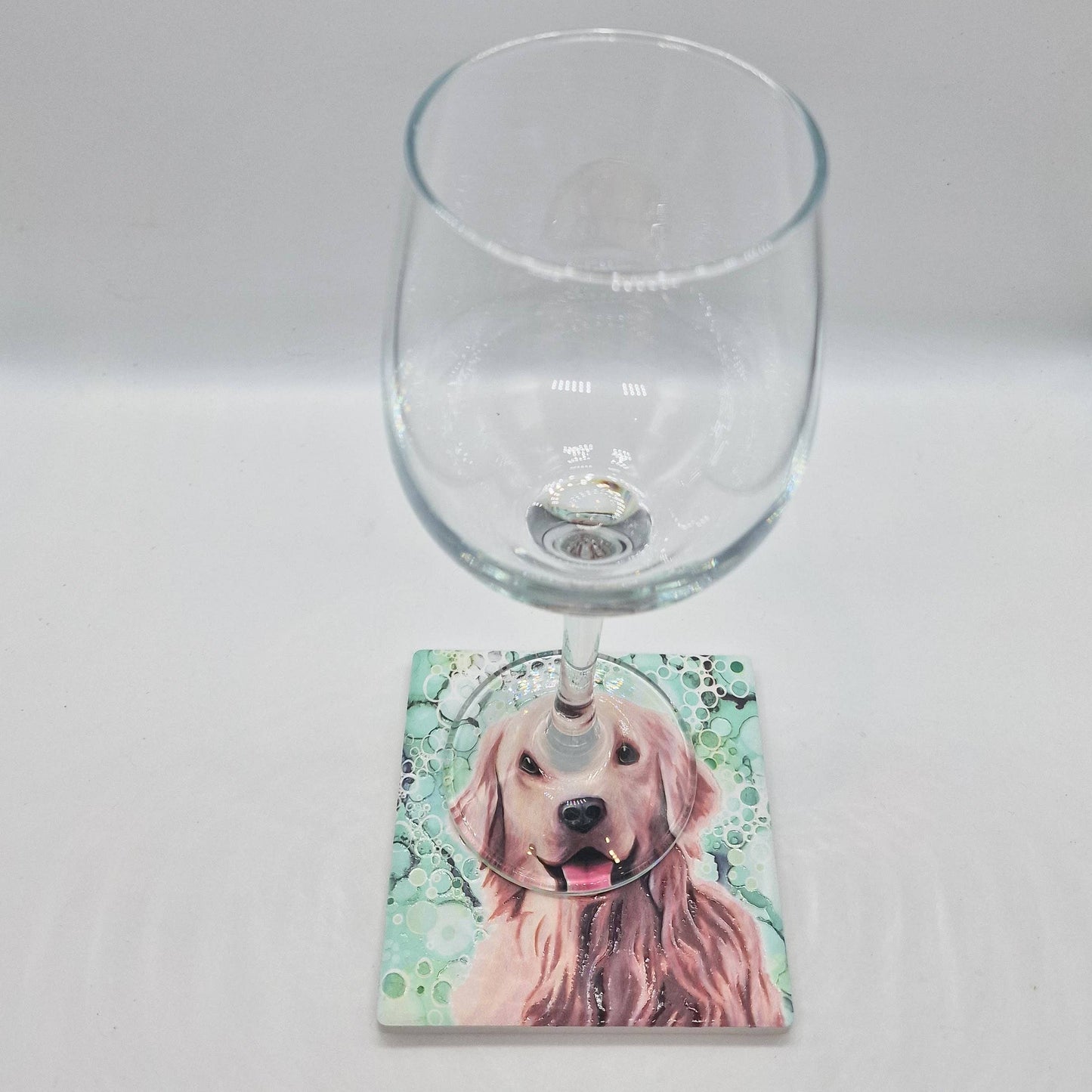 113-C Golden Retriever Dog Coaster