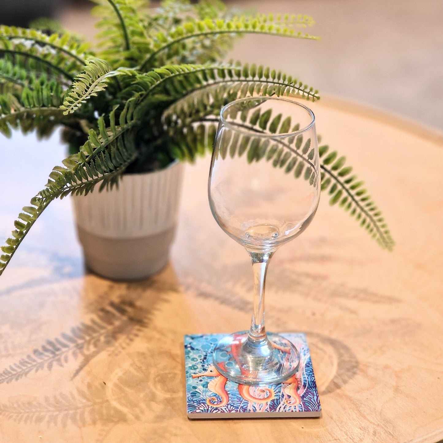 45-C Seahorse Coaster