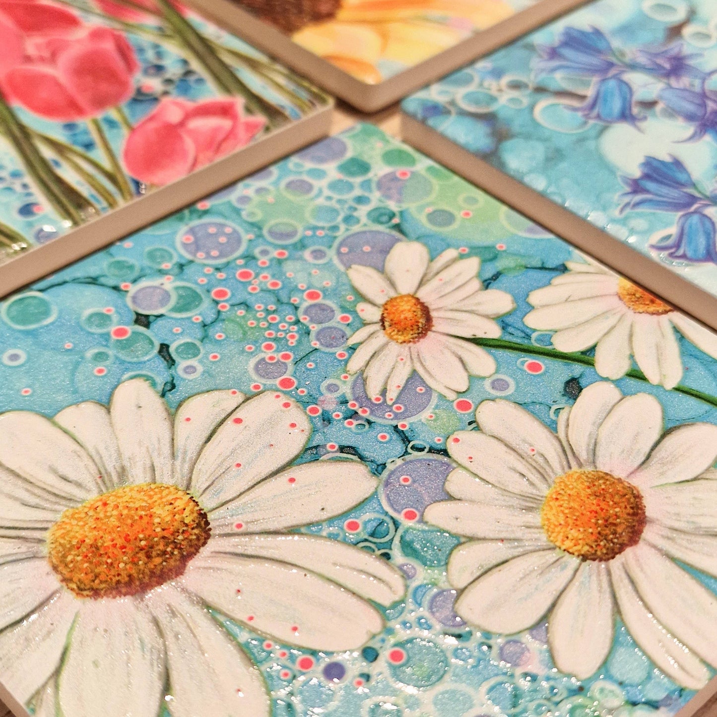 66-C Daisy Coaster