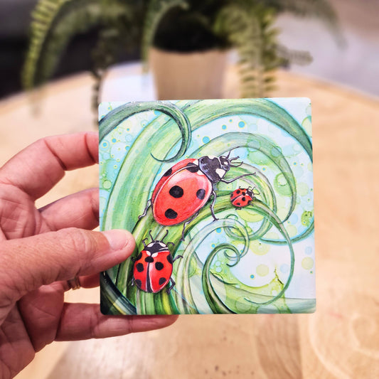 188-C  Ladybird Coaster