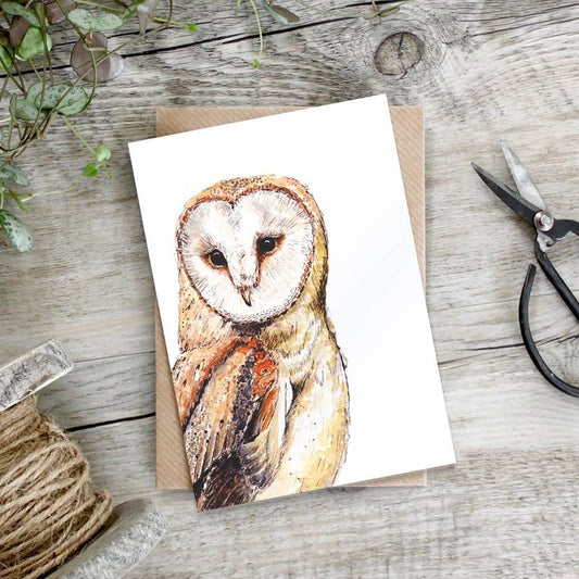 Barn Owl Card
