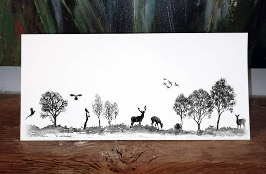 Countryside, greetings card