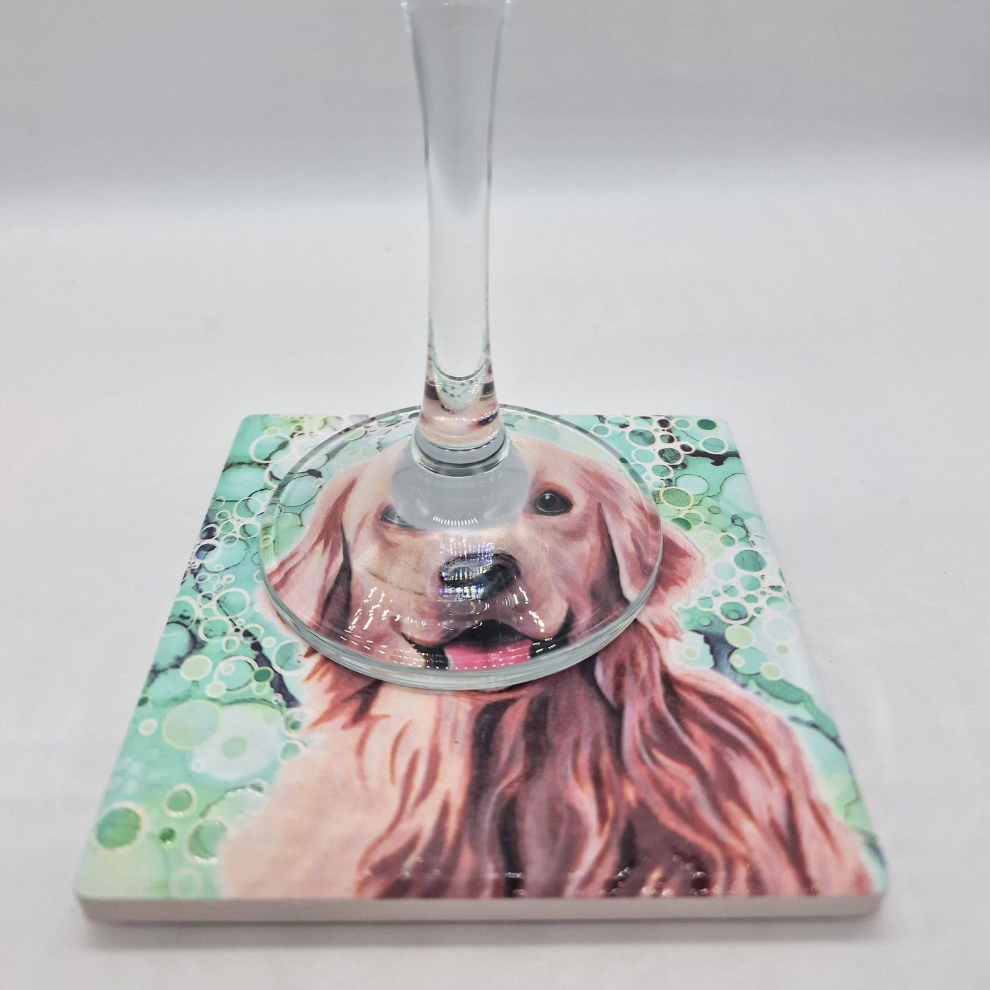113-C Golden Retriever Dog Coaster