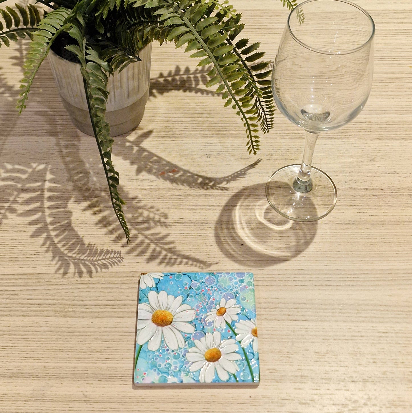 66-C Daisy Coaster