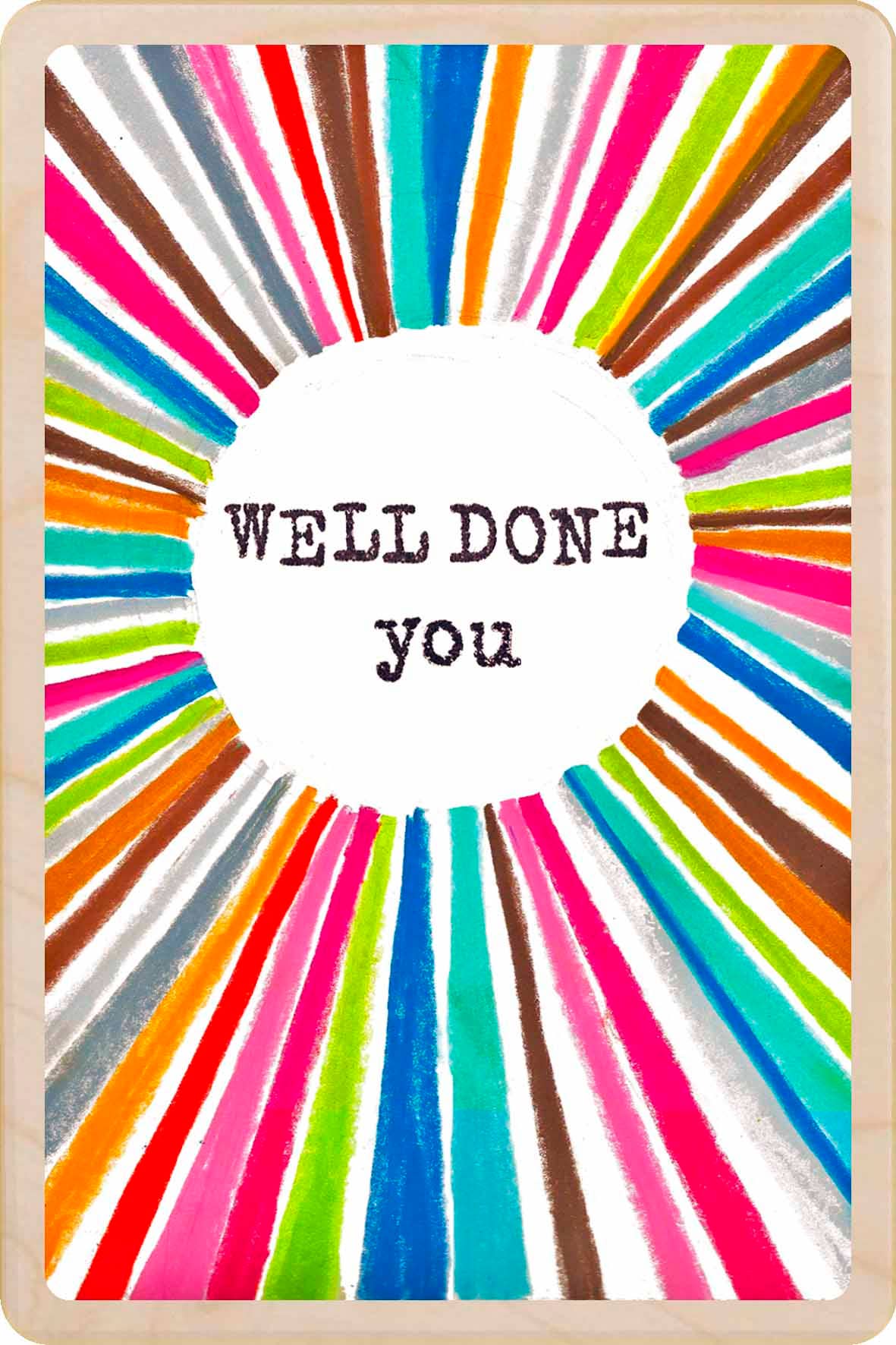 Well Done You - Eco-friendly card