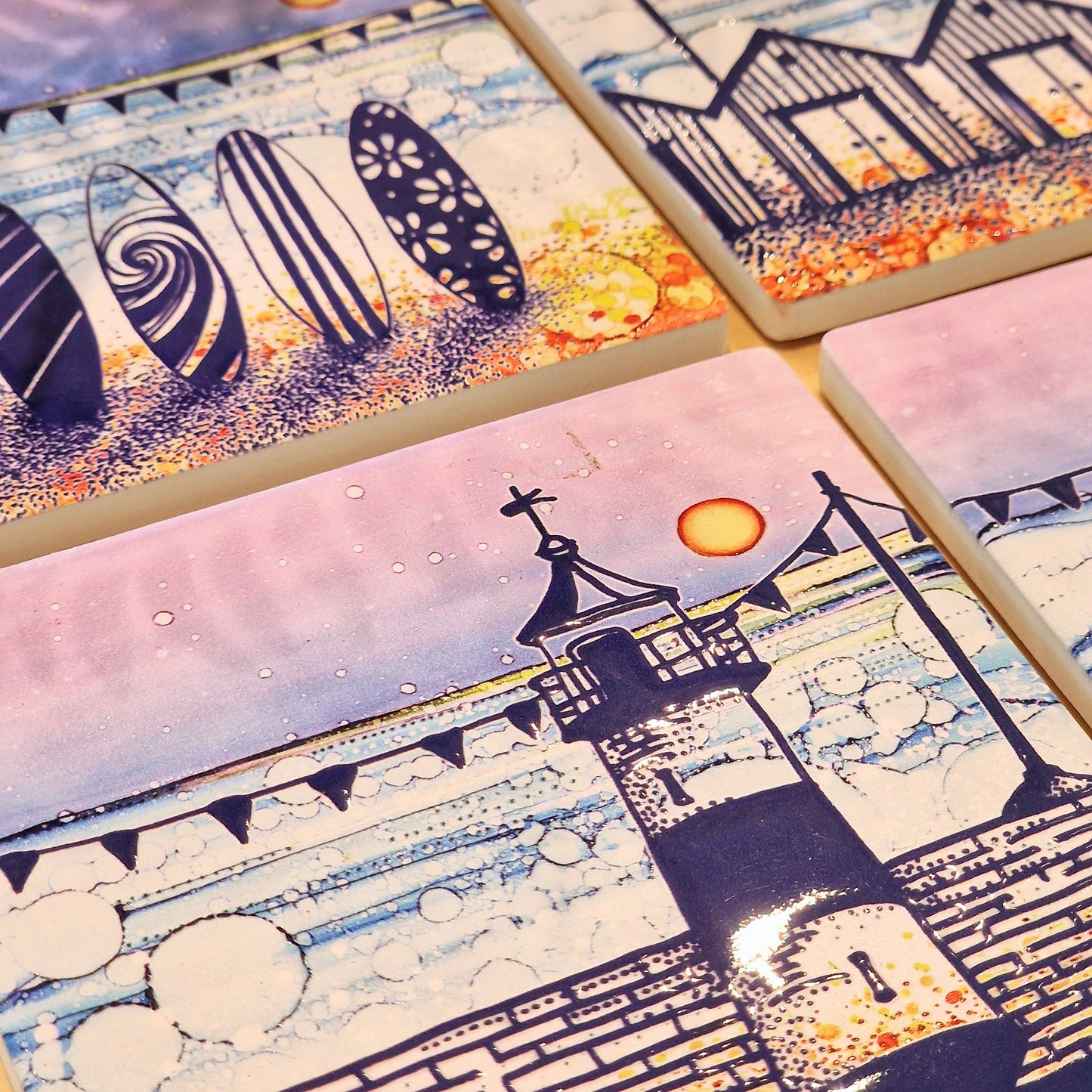 130-C Lighthouse (CR) Coaster