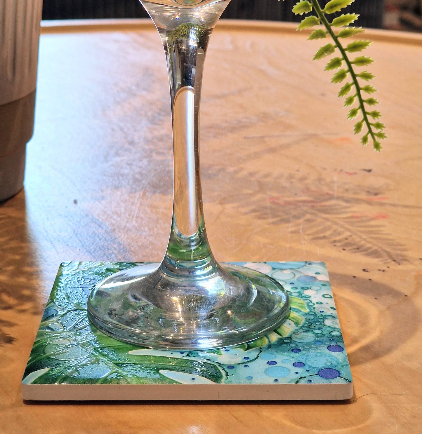 62-C Cheese plant Coaster