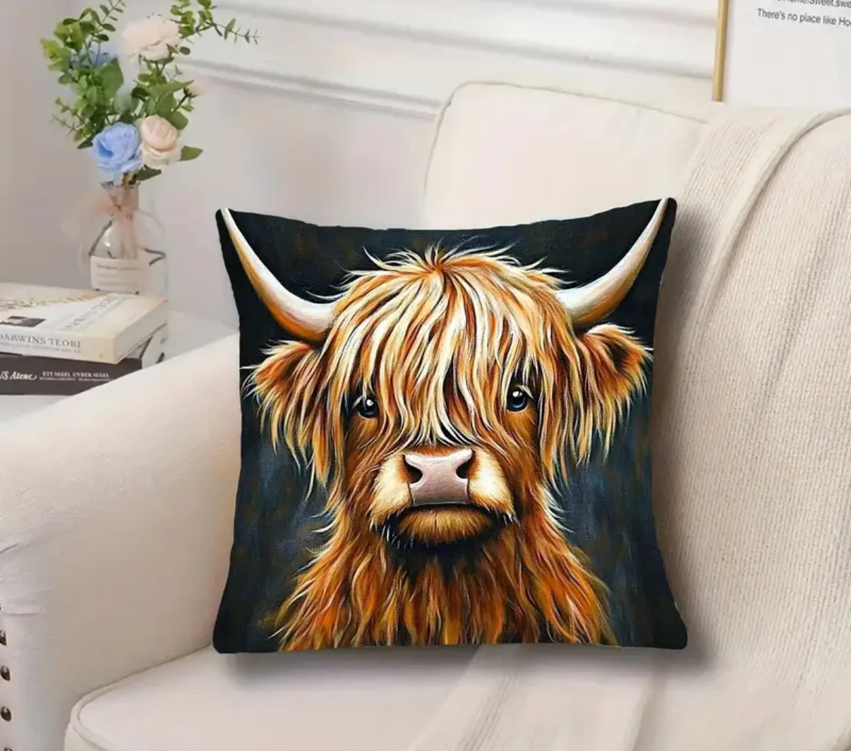 Highland Cow 2 Cushion 45 x 45