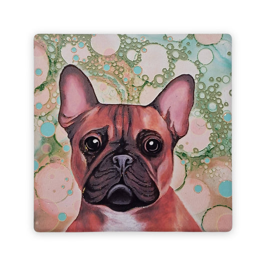 French Bulldog Dog Ceramic Coaster
