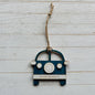 Adventure Wooden Engraved Campervan Hanging Decoration