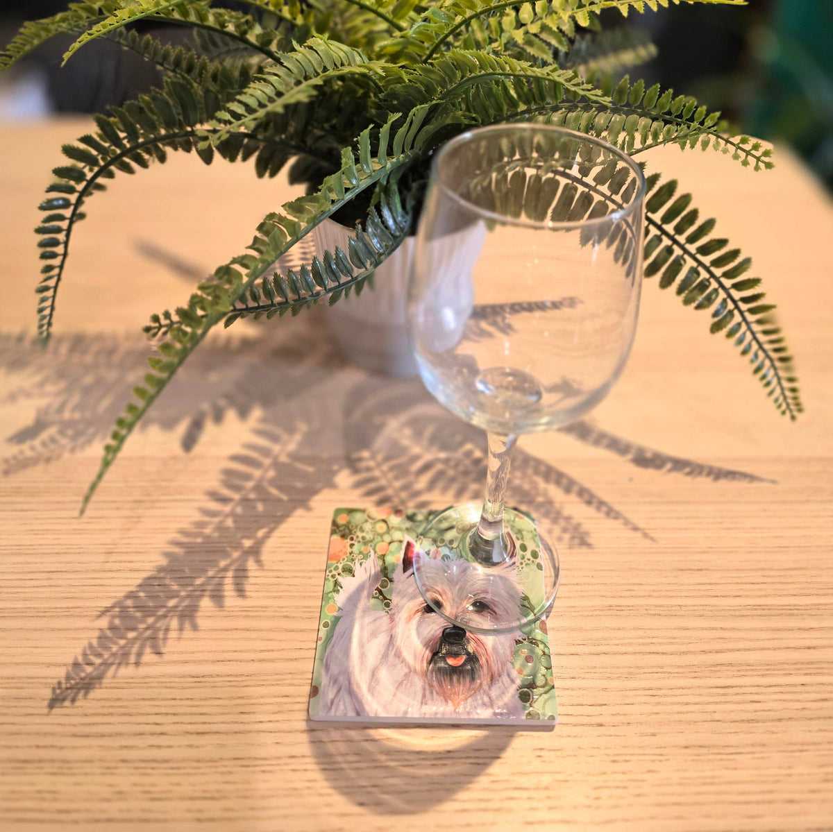 West Highland Terrier Dog Ceramic Coaster