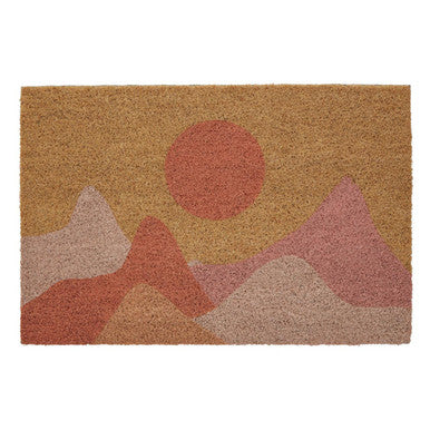 Bellevie Sunrise Design Coir Doormat